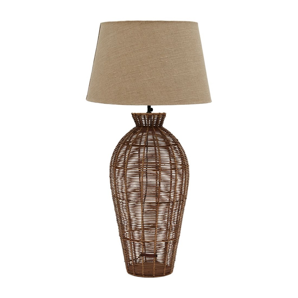 Lampe en rotin Weave