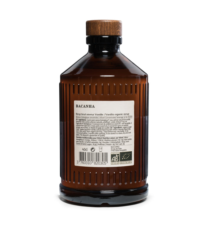Sirop Bio Vanille