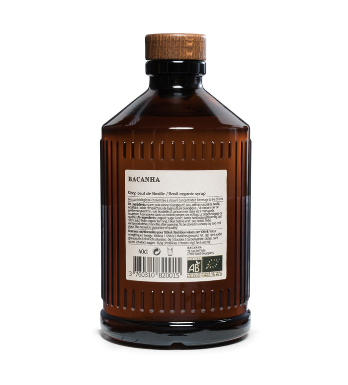 Sirop Bio Basilic