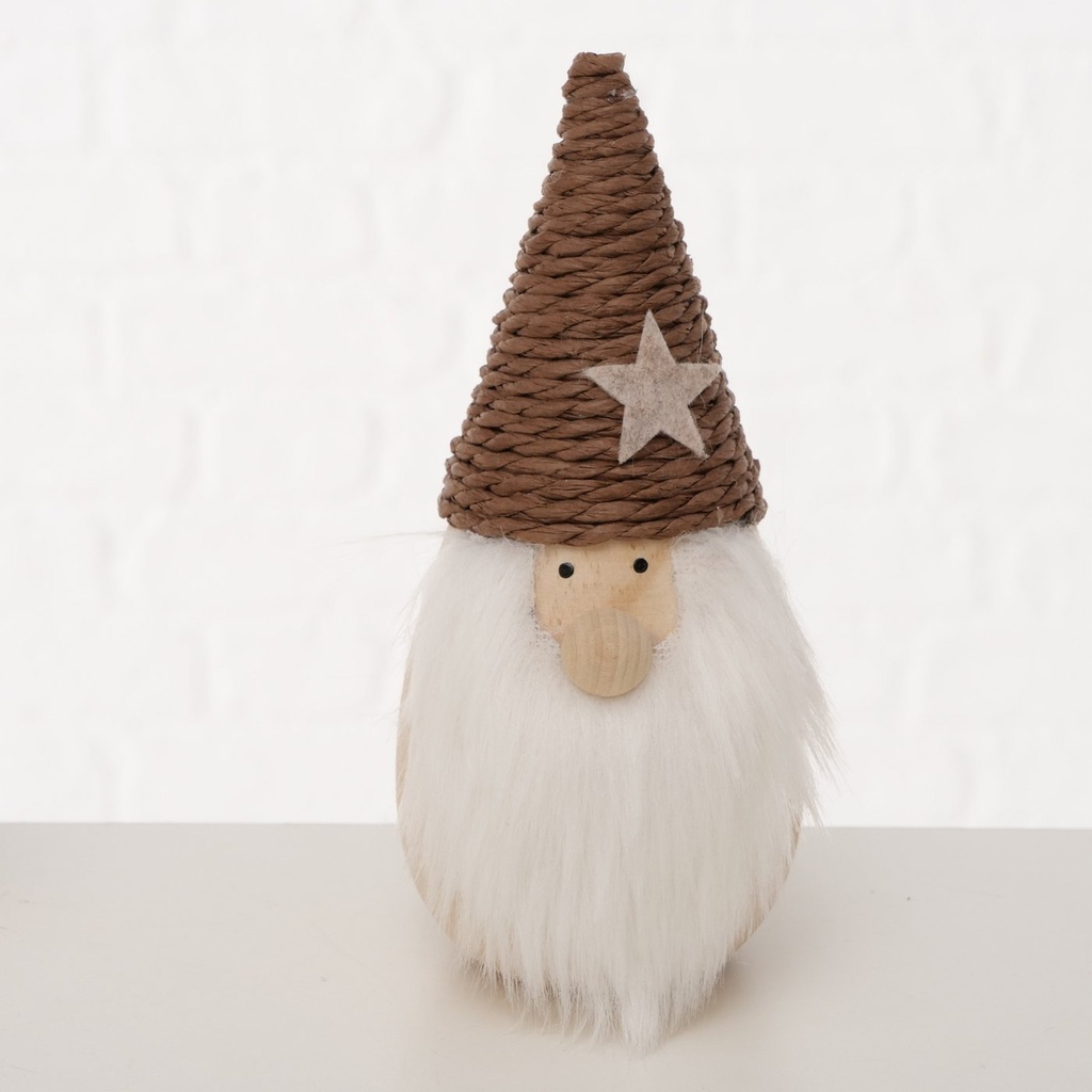 Lutin Bernard à poser (brun foncé)