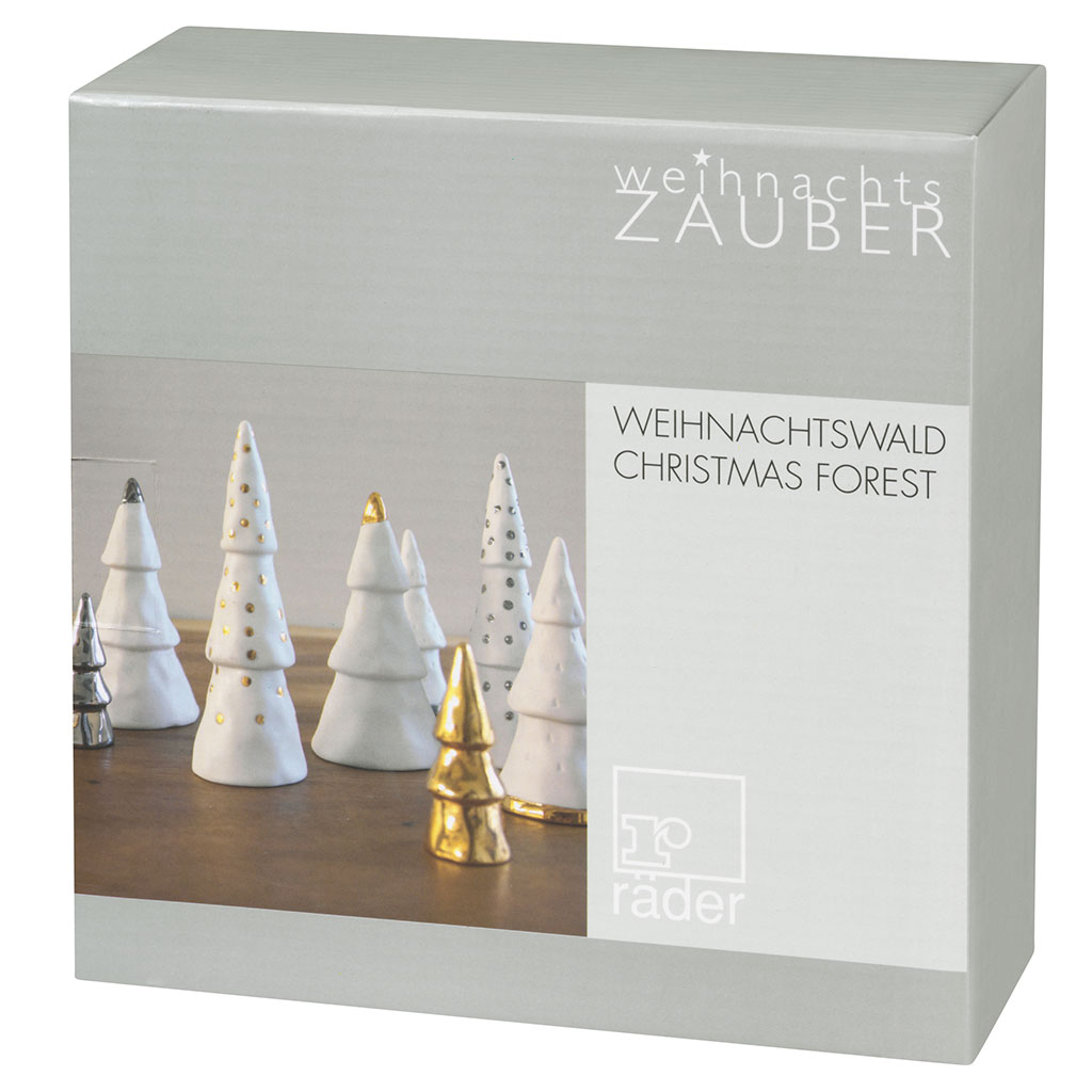 Sapins minis en Porcelaine