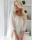 BYPIAS - Blouse Beige Sky