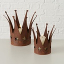 Lanterne Rouille Couronne