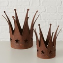 Lanterne Rouille Couronne
