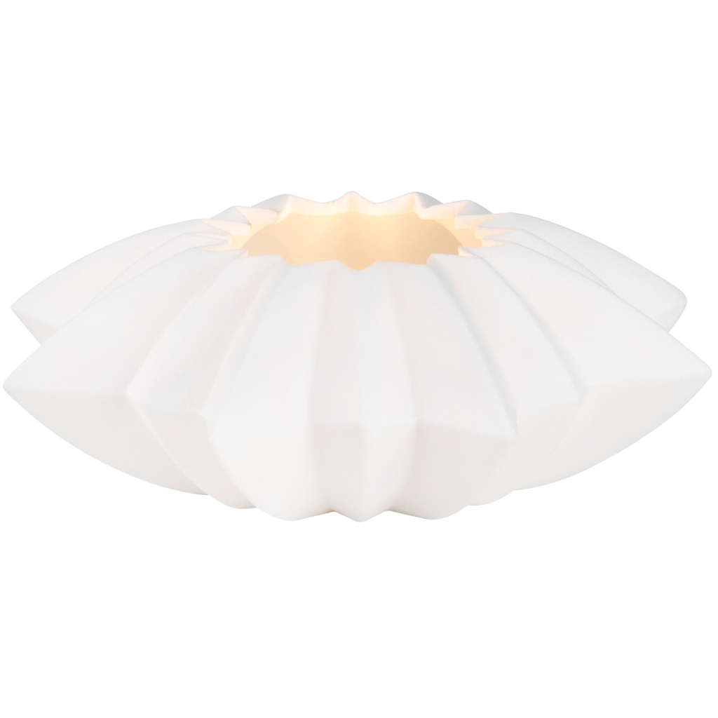 Vase Photophore en Porcelaine -  Mini Flocon
