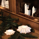 Vase Photophore en Porcelaine -  Mini Flocon