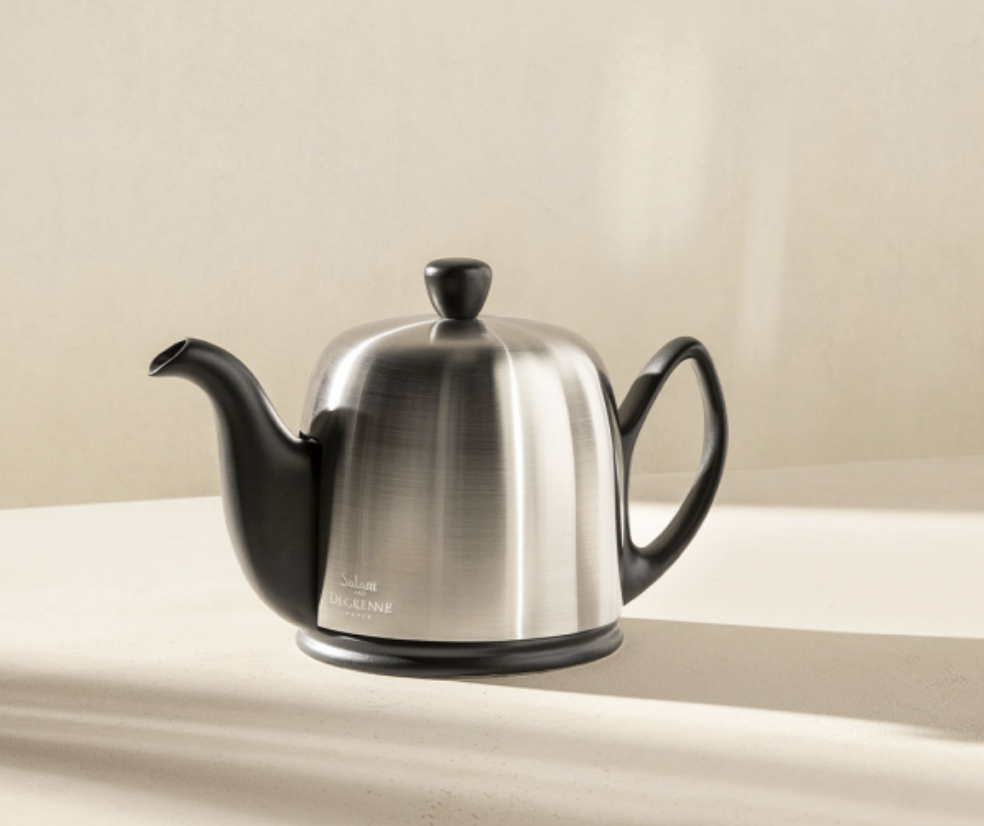 Théière Salam Noir Cloche Brossée (6 tasses) | Côté Coeur Côté Jardin