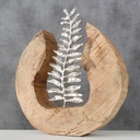 Décoration à Poser - Feuille sur Socle Bois