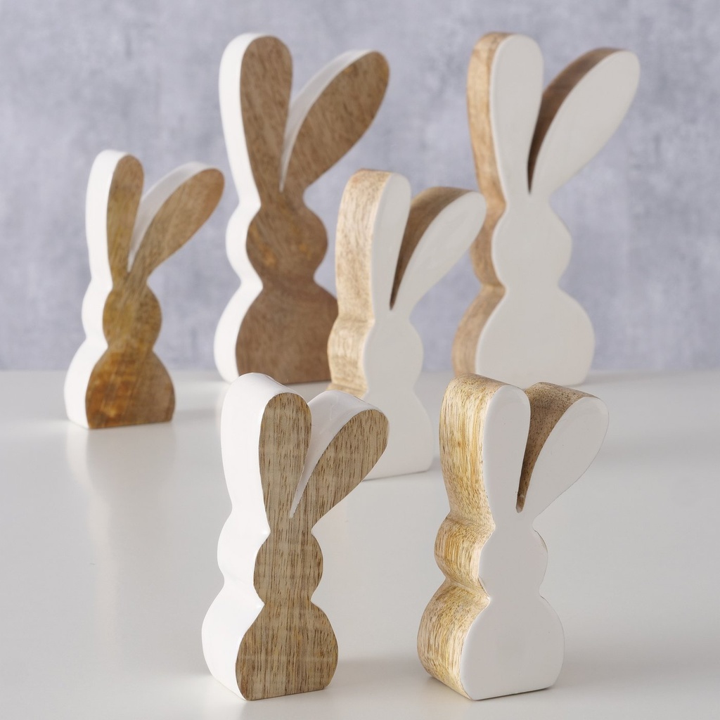 Lapin Bois de Manguier - Blanc