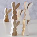 Lapin Bois de Manguier - Blanc