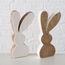 Lapin Bois de Manguier - Blanc