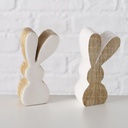 Lapin Bois de Manguier - Blanc