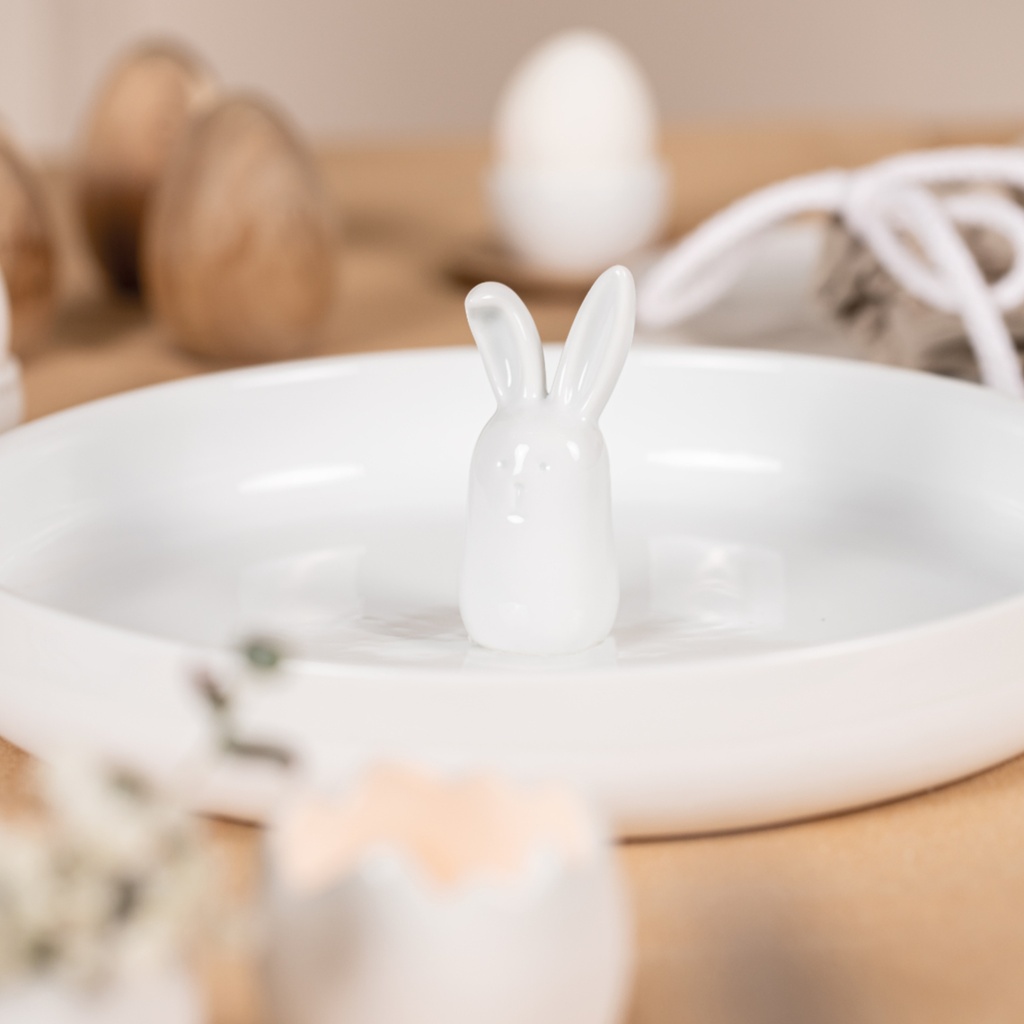 Plat en Porcelaine - Lapin