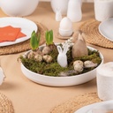 Plat en Porcelaine - Lapin