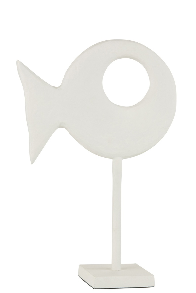 Décoration à Poser - Poisson Blanc