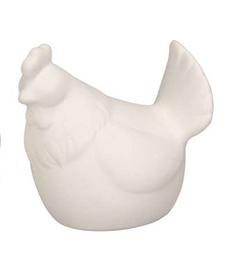 Poule ou Coq - Blanc