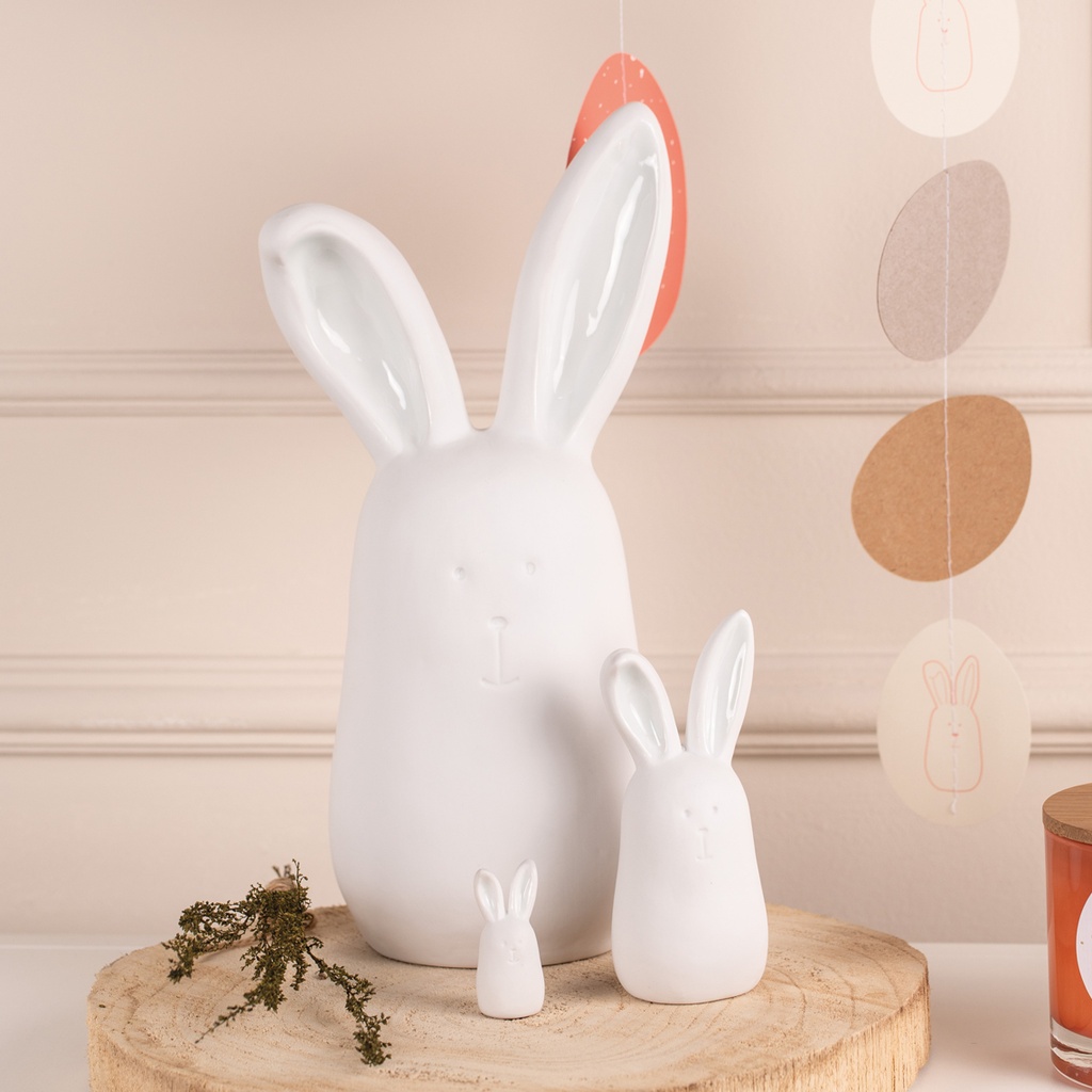 Lapin en Porcelaine - Grandes Oreilles