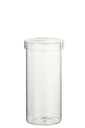 Pot en Verre - Avec Couvercle (créa)