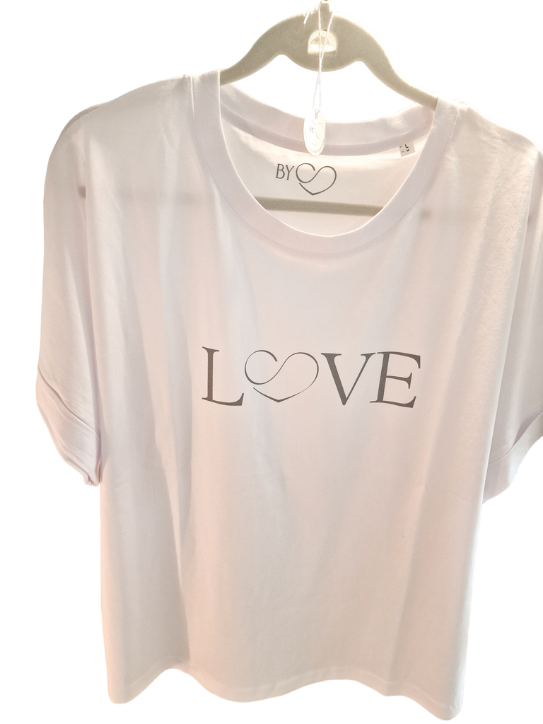 T-Shirt Signature Blanc - LOVE