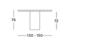 Table Ronde - 130 cm