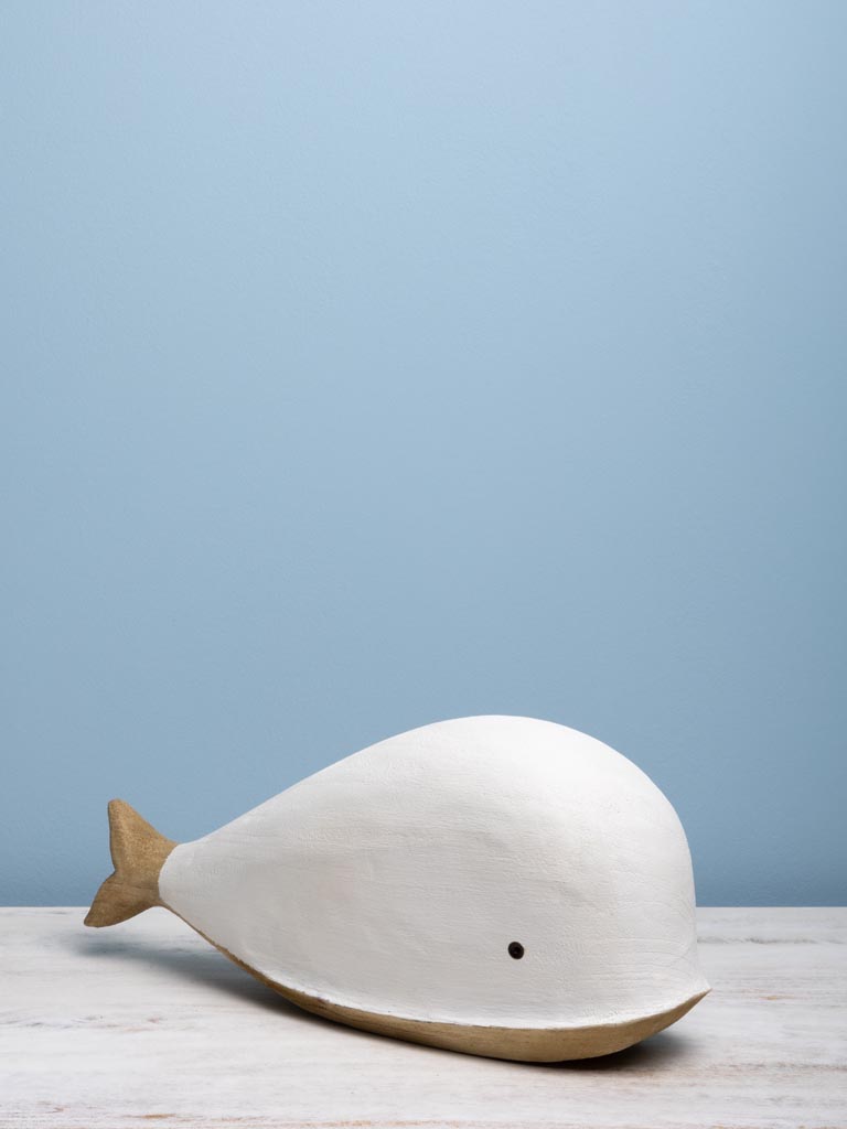 Décoration à Poser - Baleine en Bois