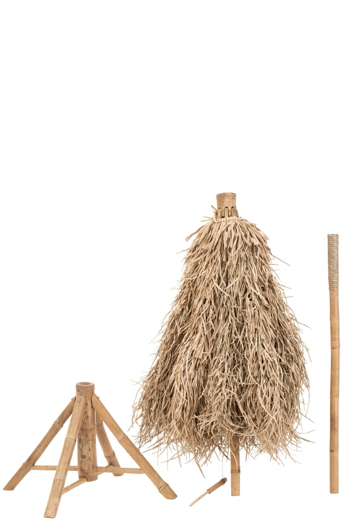 Parasol avec Pied - Bambou