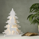 Décoration de Noël LED - Sapin & Renne