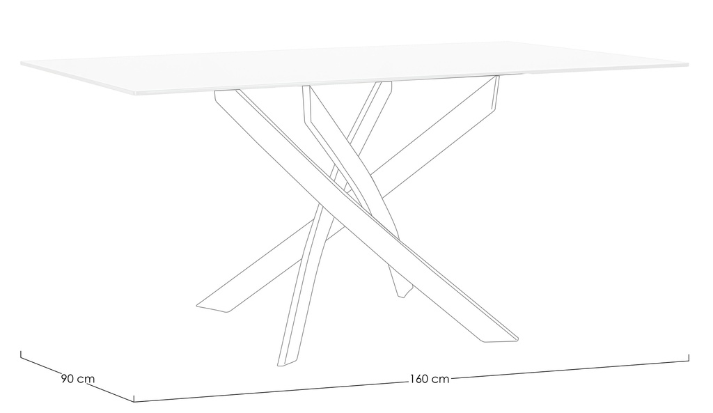 Plateau de table blanc