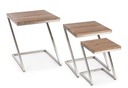 Set de 3 tables d'appoint Zahira