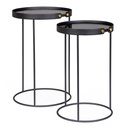 Set de 2 tables d'appoint