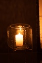 Vase rond sur pieds