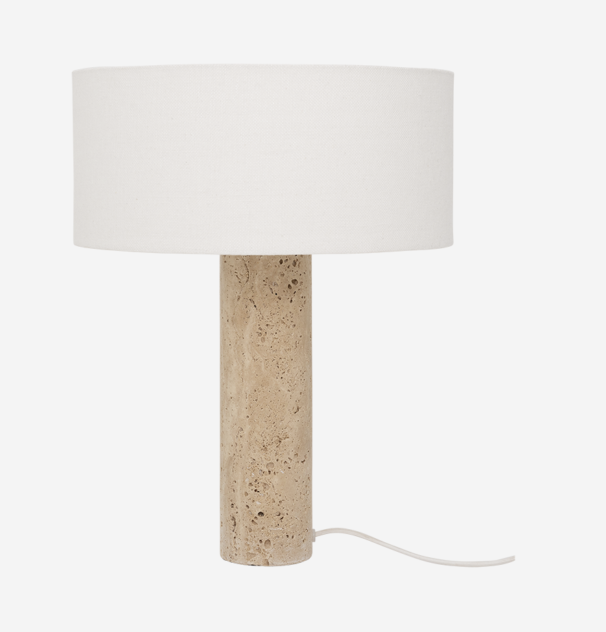 Lampe en Travertin - Marmo