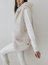 MANIDOU - Long Gilet - Inuit Vest (white