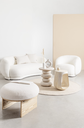 Fauteuil Tecla - Bouclette Blanc