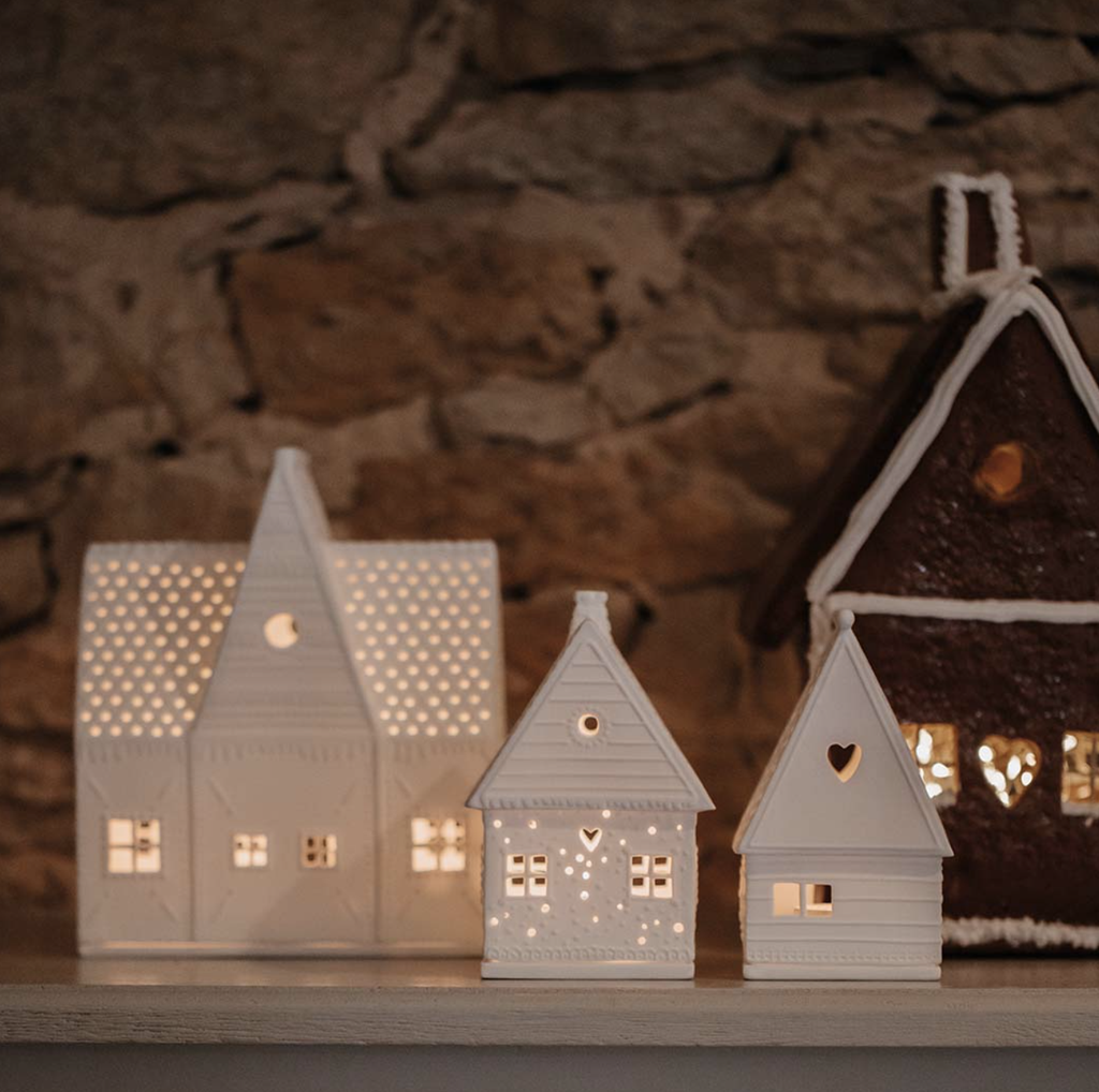 Photophore en Porcelaine - Maison