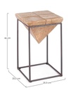 Table d'appoint prisme