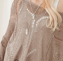 BYPIAS - Pull Tricot Boho Dream (khaki)