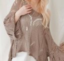 BYPIAS - Pull Tricot Boho Dream (khaki)