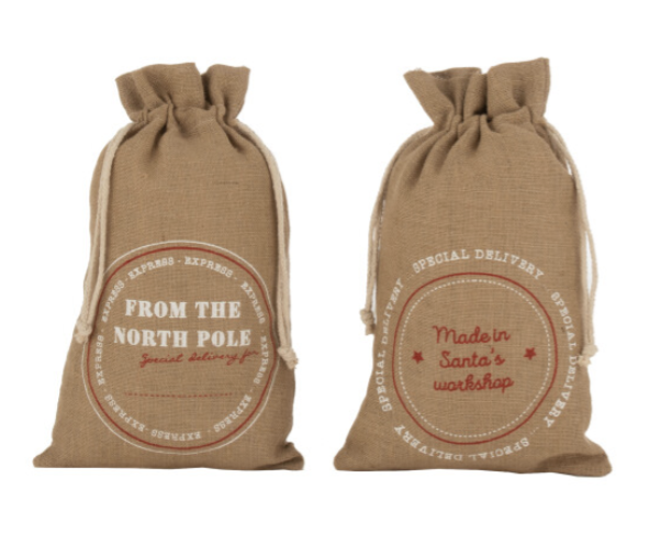 Sac Jute - Hotte du Père Noël (petit) (copie)