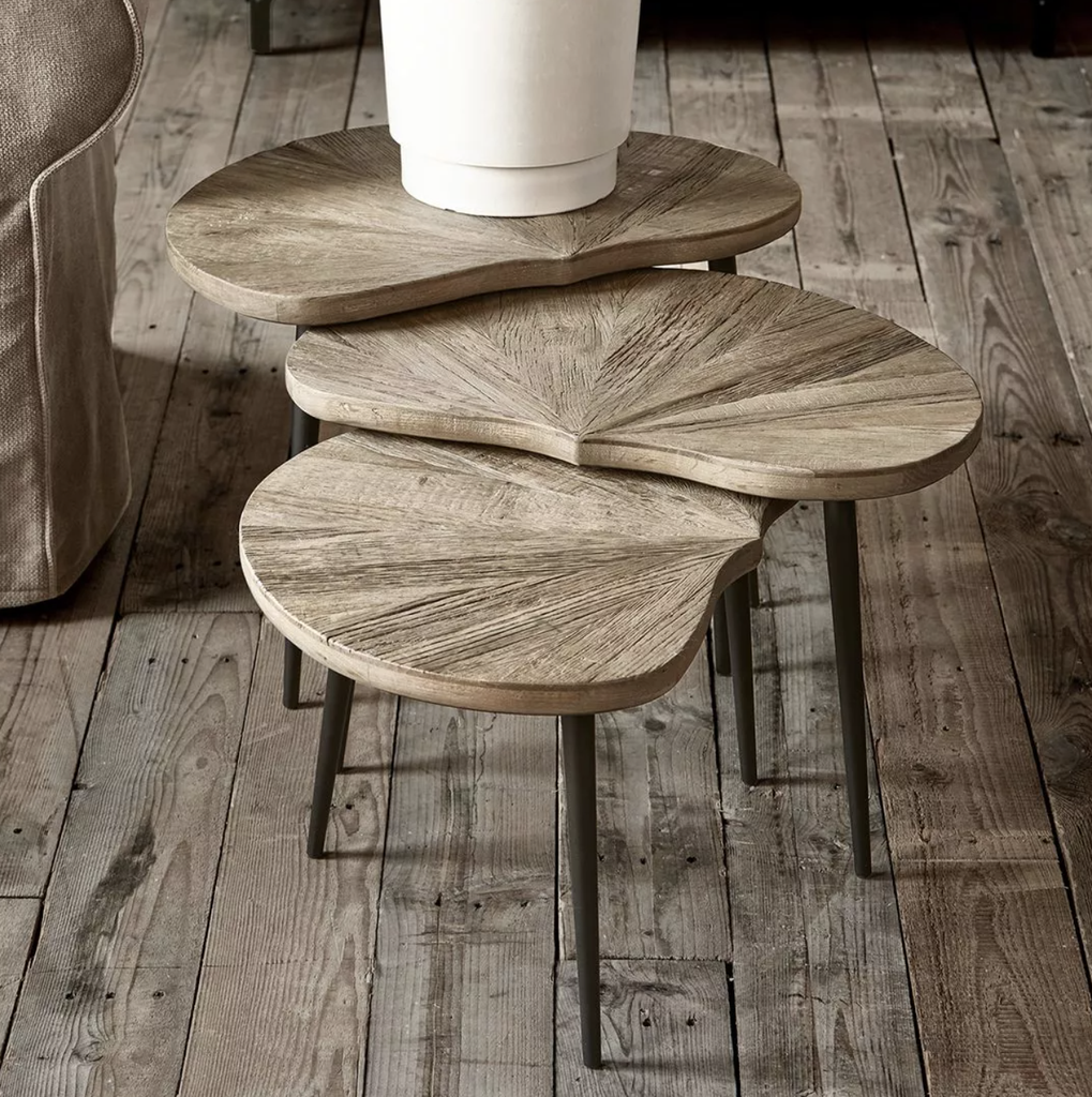 Set Table de Salon en Bois - Palm (3p.)