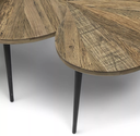 Set Table de Salon en Bois - Palm (3p.)