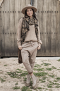 BYPIAS - Pantalon Light Suede Joggers (caramel)