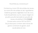 Chocolat - Truffe Pure & Simple (blanc)