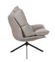 Fauteuil en Cuir Gris - Relax