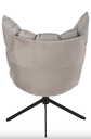 Fauteuil en Cuir Gris - Relax