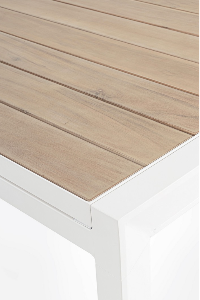 Table en Aluminium - Belmar (blanc)