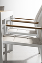 Chaise en Aluminium - Kubik (blanc)
