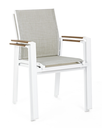 Chaise en Aluminium - Kubik (blanc)