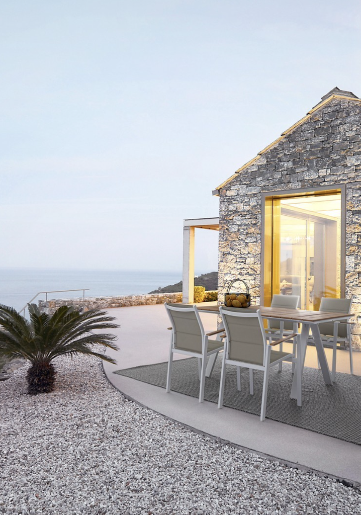 Chaise en Aluminium - Kubik (blanc)