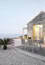 Chaise en Aluminium - Kubik (blanc)